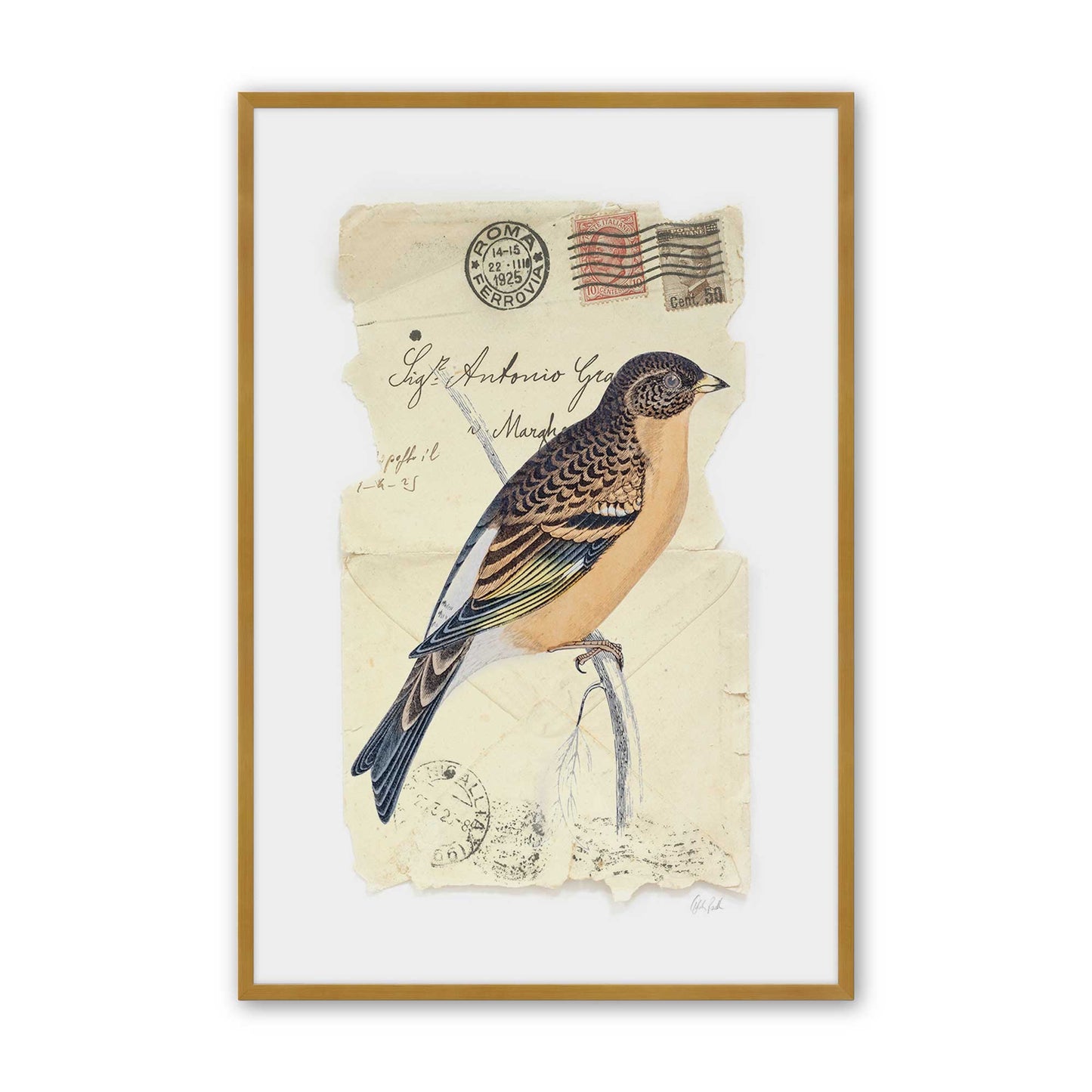 [Color:Polished Gold], Picture of art in a Polished Gold frame