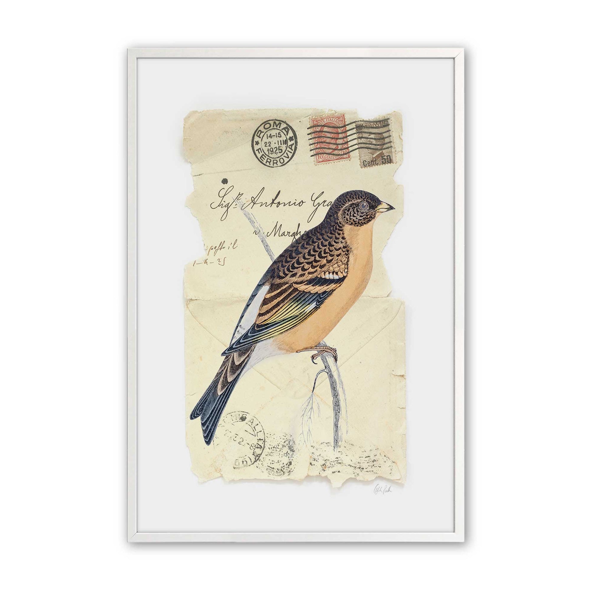 [Color:Opaque White], Picture of art in a Opaque White frame