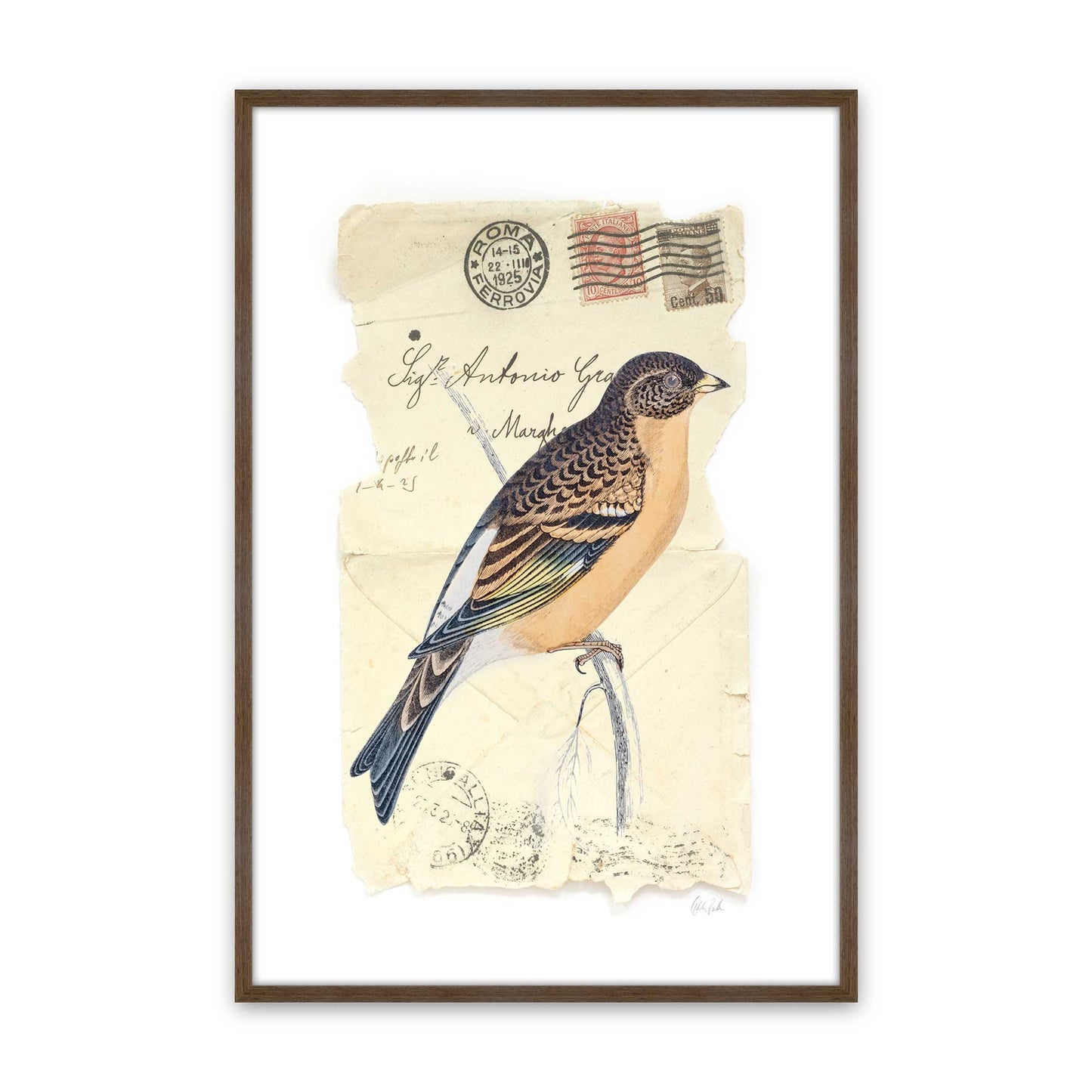 [Color:Walnut], Picture of art in a Walnut frame