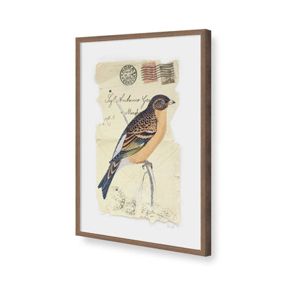 [Color:Walnut], Picture of art in a Walnut frame of the corner