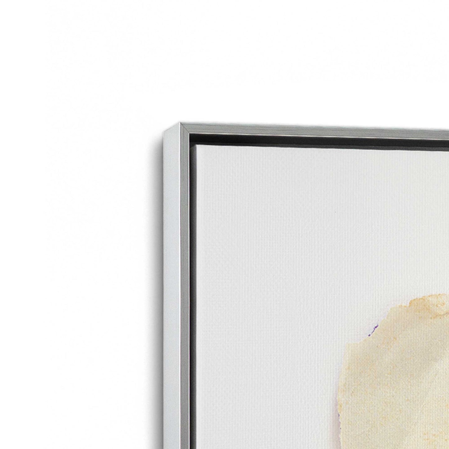 [Color:Polished Chrome], Picture of art in a Polished Chrome frame at an angle