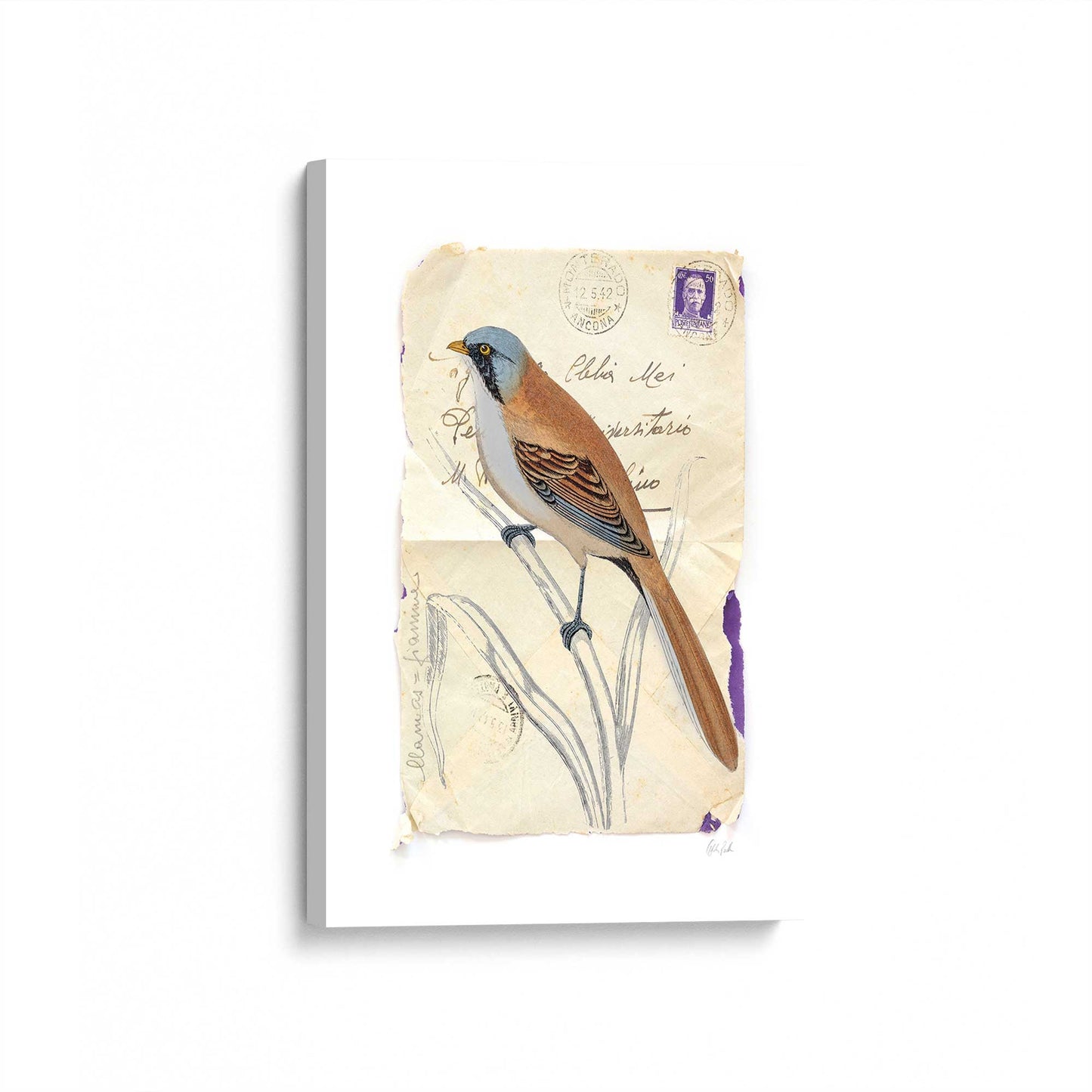 [Color:Stretched Canvas], Picture of art at an angle