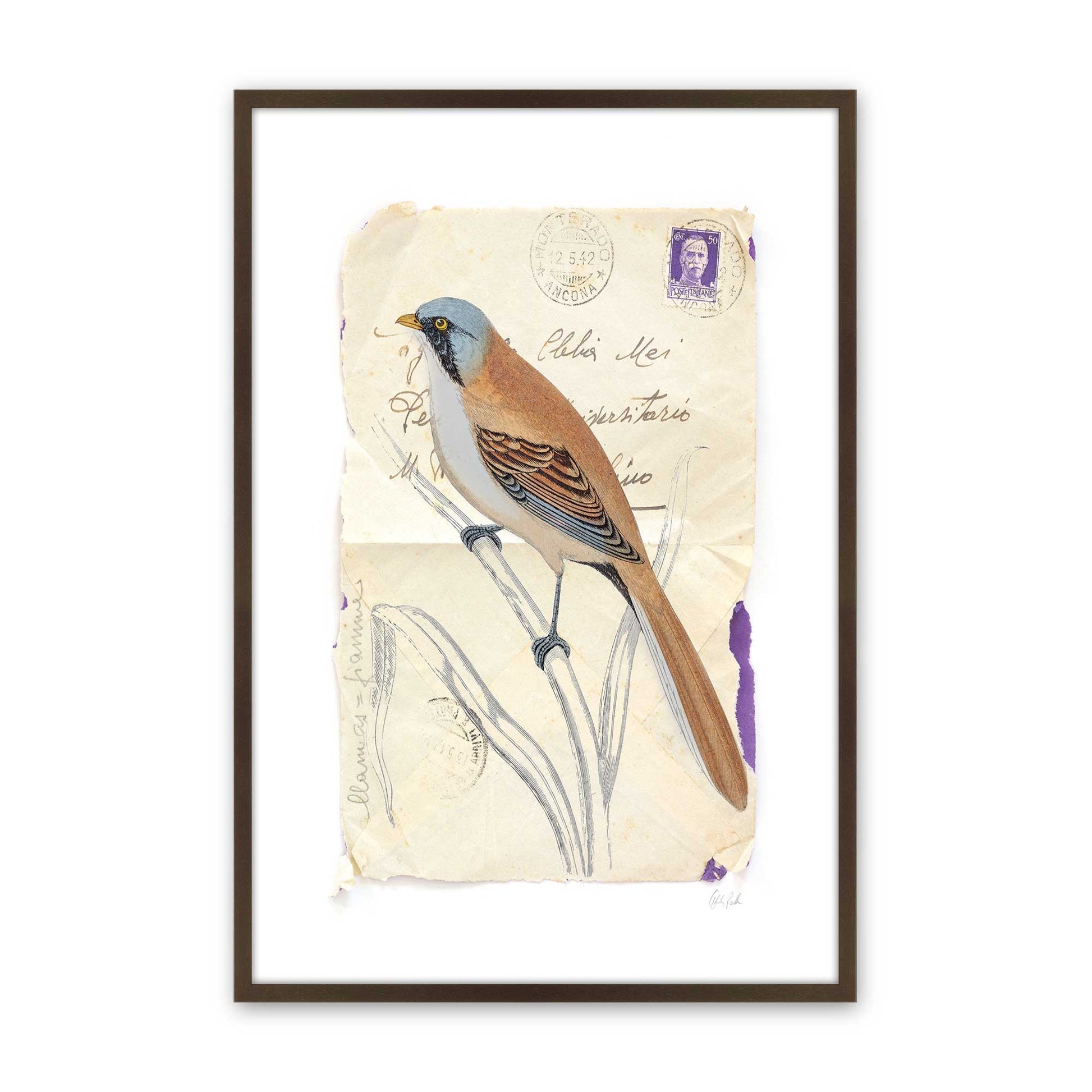 [Color:Brown], Picture of art in a Brown frame