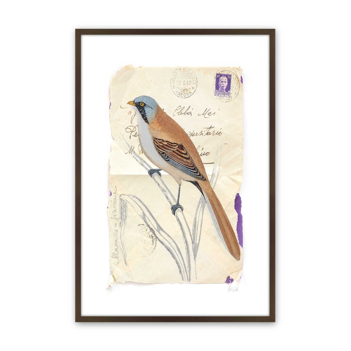 [Color:Belvinder Brown], Picture of art in a Belvinder Brown frame