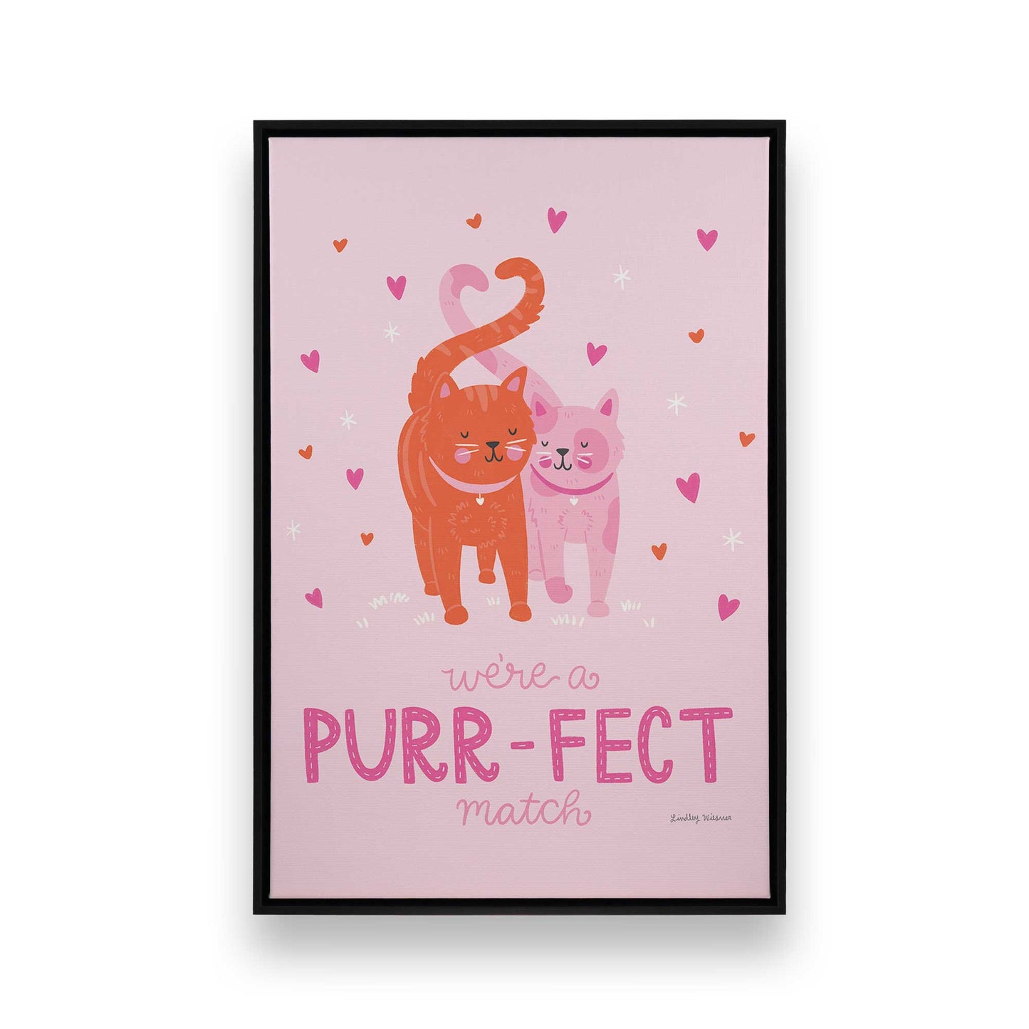 [Color:Satin Black], Picture of art in a Satin Black frame