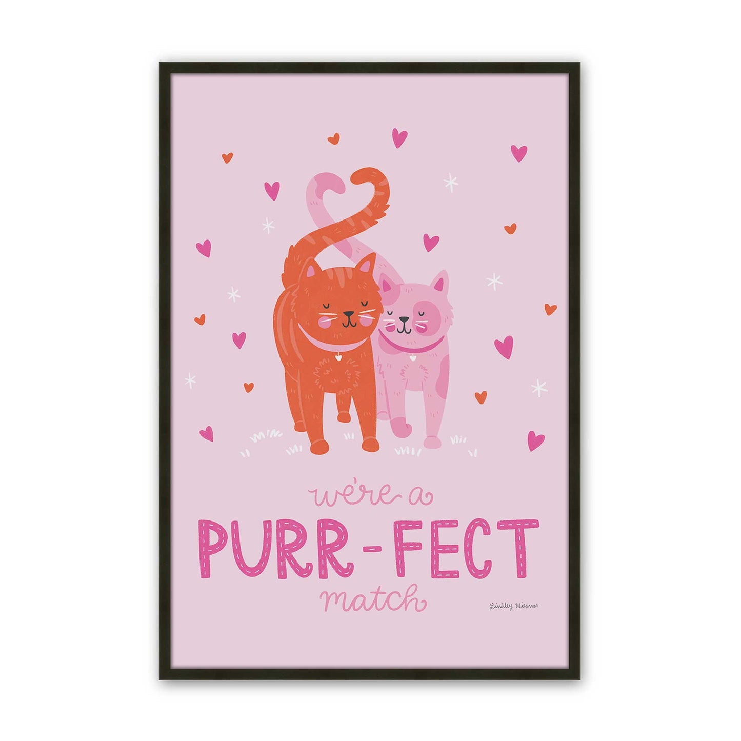 [Color:Satin Black], Picture of art in a Satin Black frame