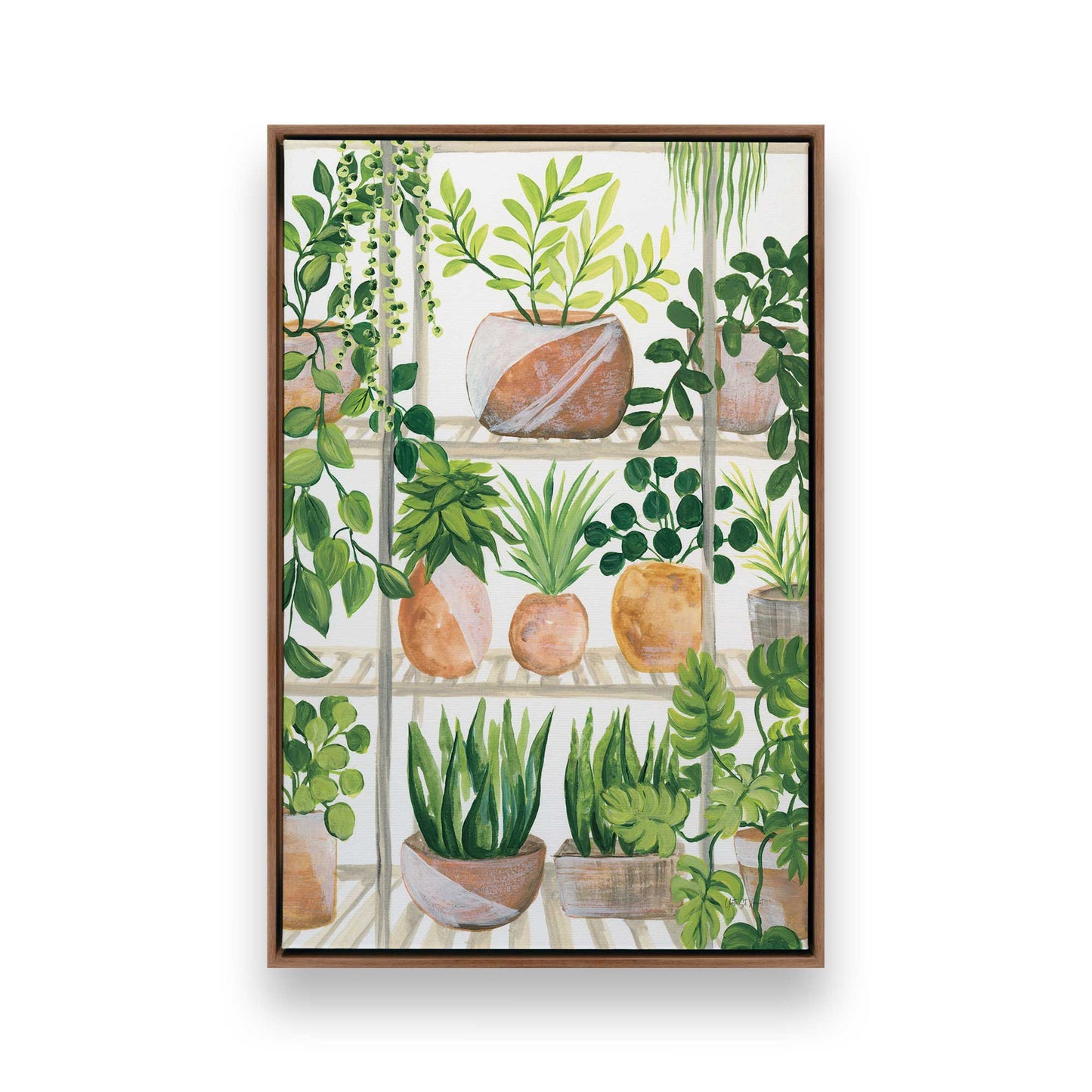[Color:Walnut], Picture of art in a Walnut frame