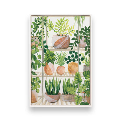 [Color:Opaque White], Picture of art in a White frame