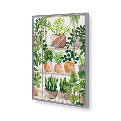[Color:Polished Chrome], Picture of art in a Polished Chrome frame of the corner
