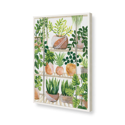 [Color:Opaque White], Picture of art in a Opaque White frame of the corner