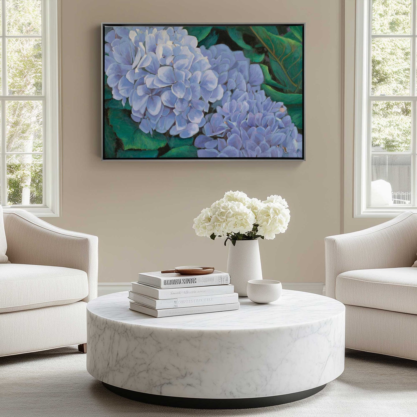 Picture of art in a room
