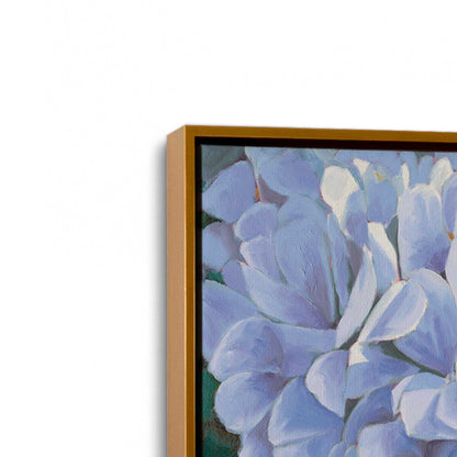 [Color:Polished Gold], Picture of art in a Polished Gold frame at an angle