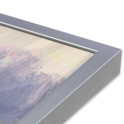 [Color:Polished Chrome], Picture of art in a Polished Chrome frame at an angle