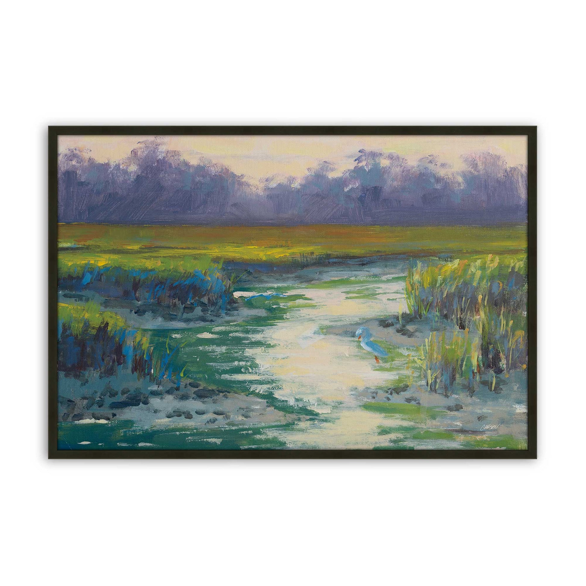 [Color:Satin Black], Picture of art in a Satin Black frame