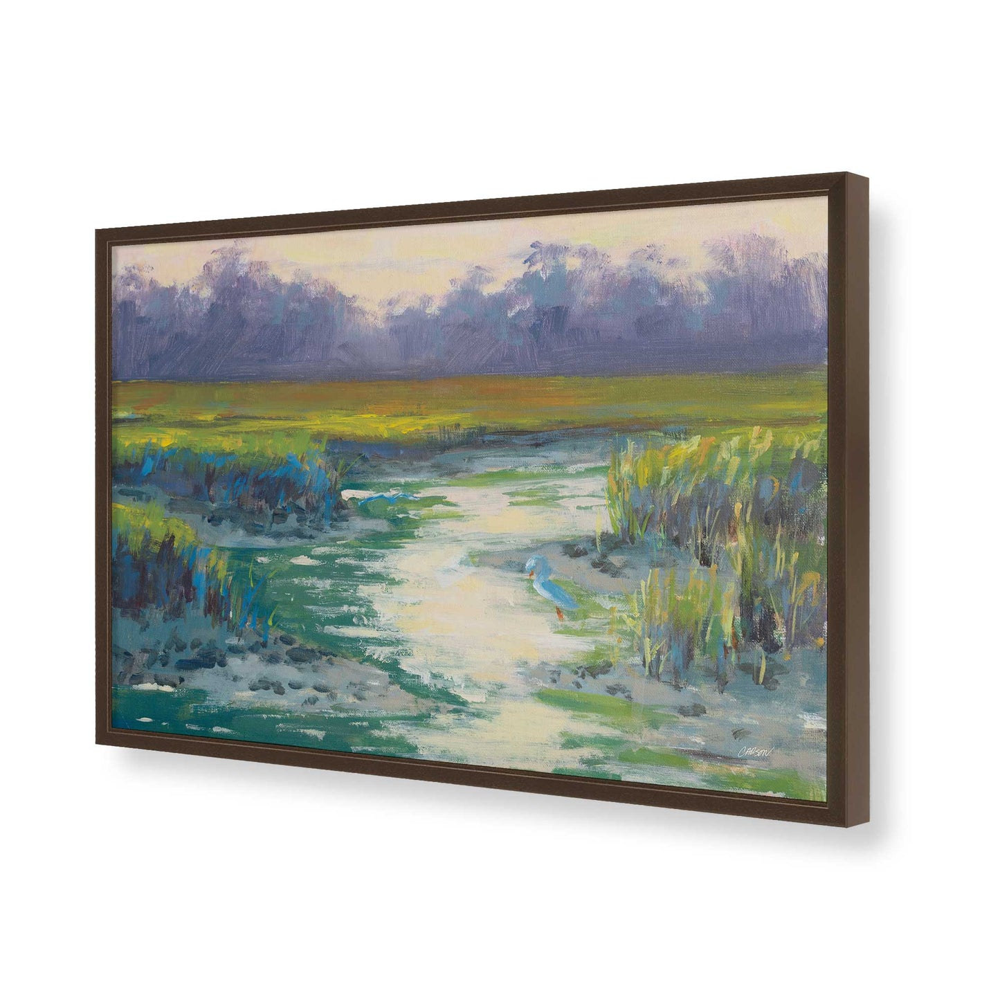 [Color:Belvinder Brown], Picture of art in a Belvinder Brown frame of the corner