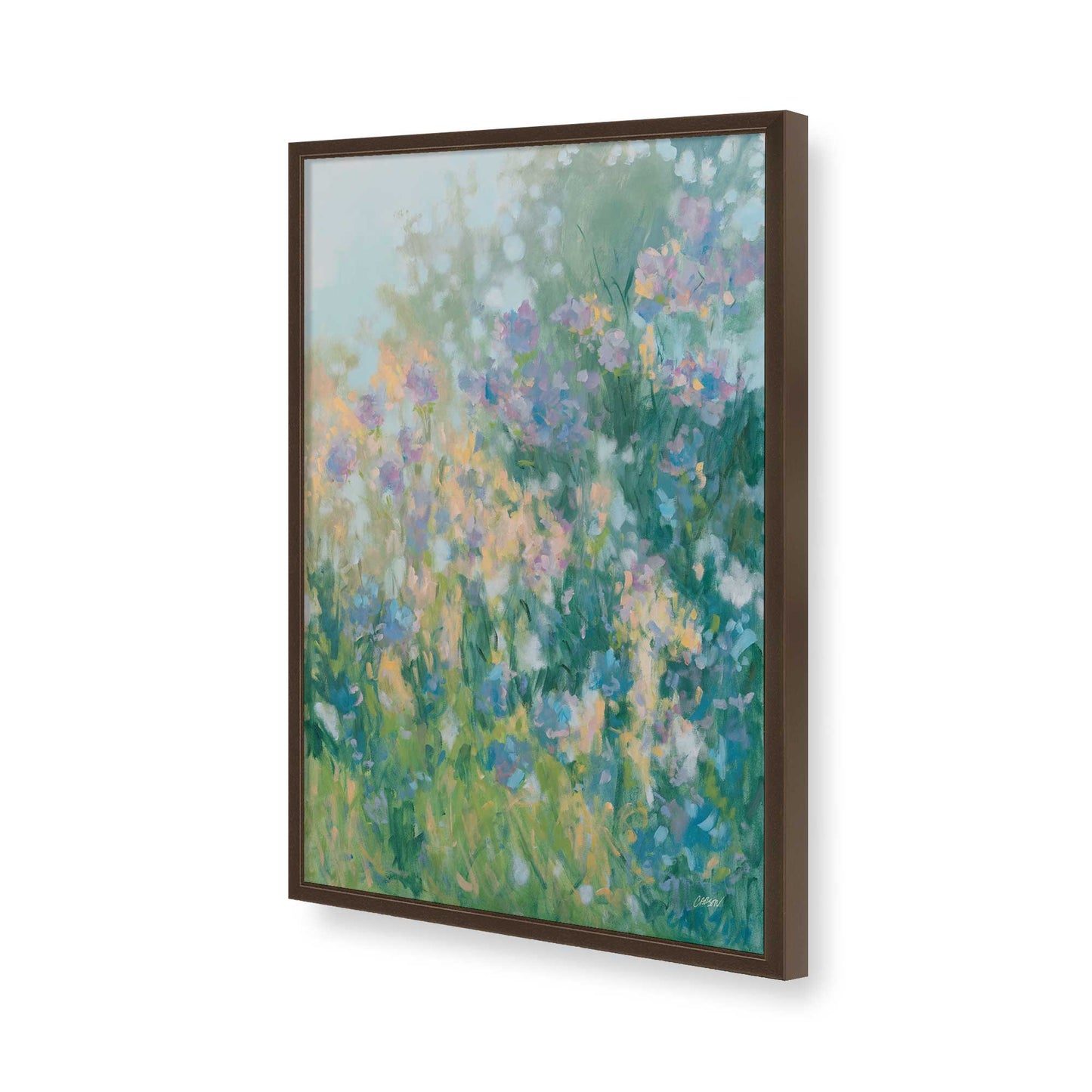 [Color:Belvinder Brown], Picture of art in a Belvinder Brown frame of the corner