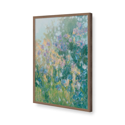 [Color:Walnut], Picture of art in a Walnut frame of the corner