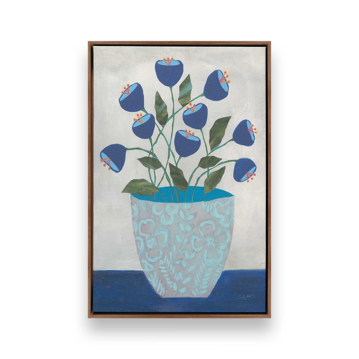 [Color:Walnut], Picture of art in a Walnut frame