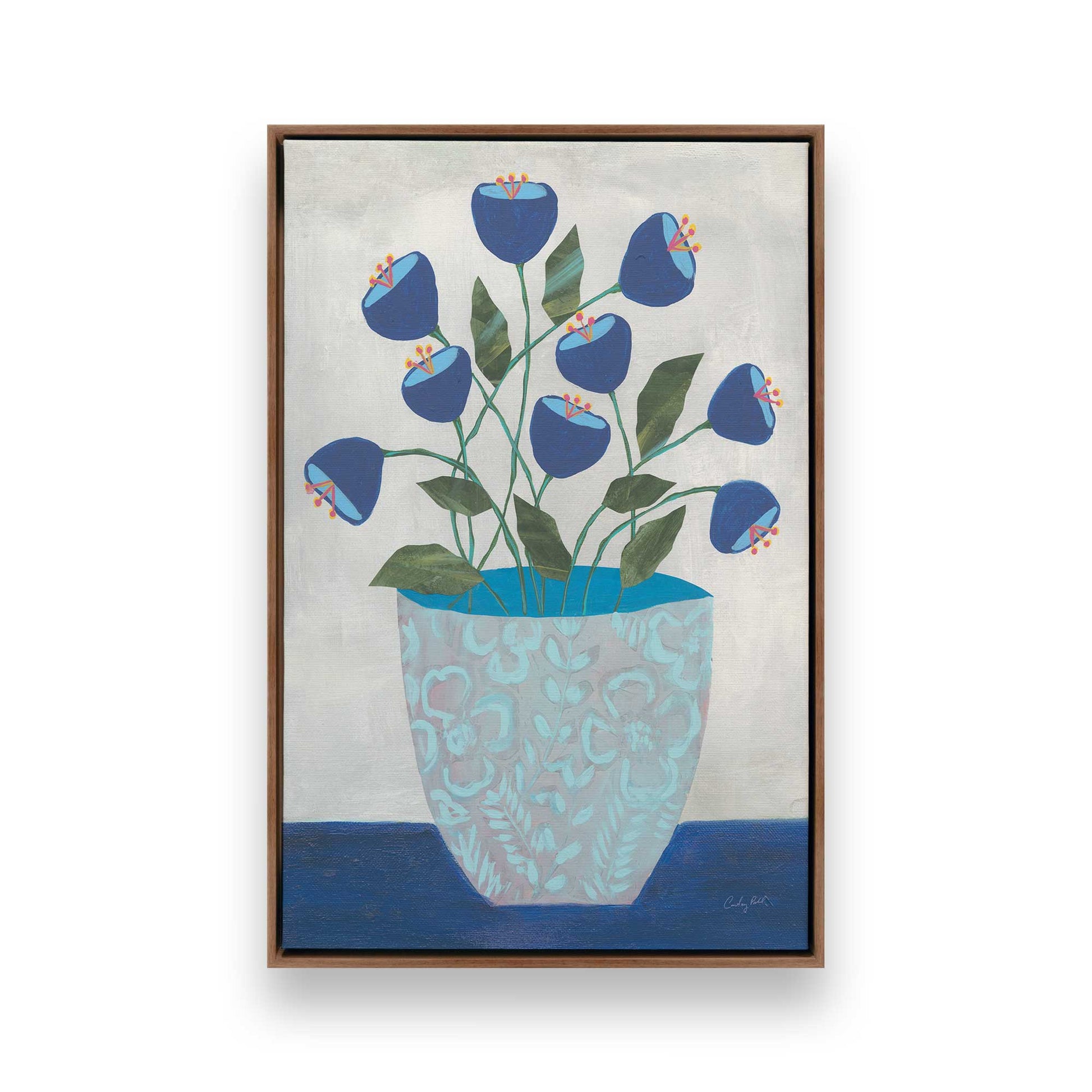 [Color:Walnut], Picture of art in a Walnut frame
