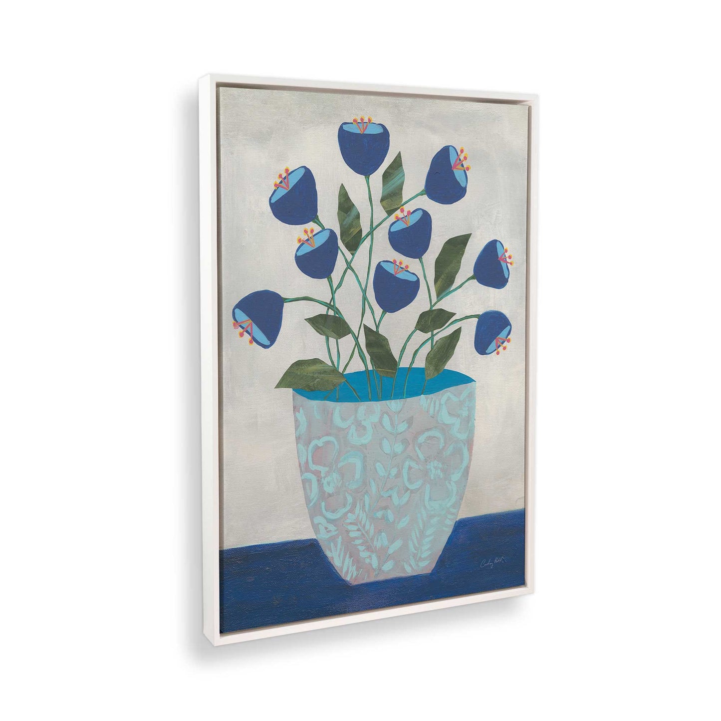 [Color:Opaque White], Picture of the corner of the art