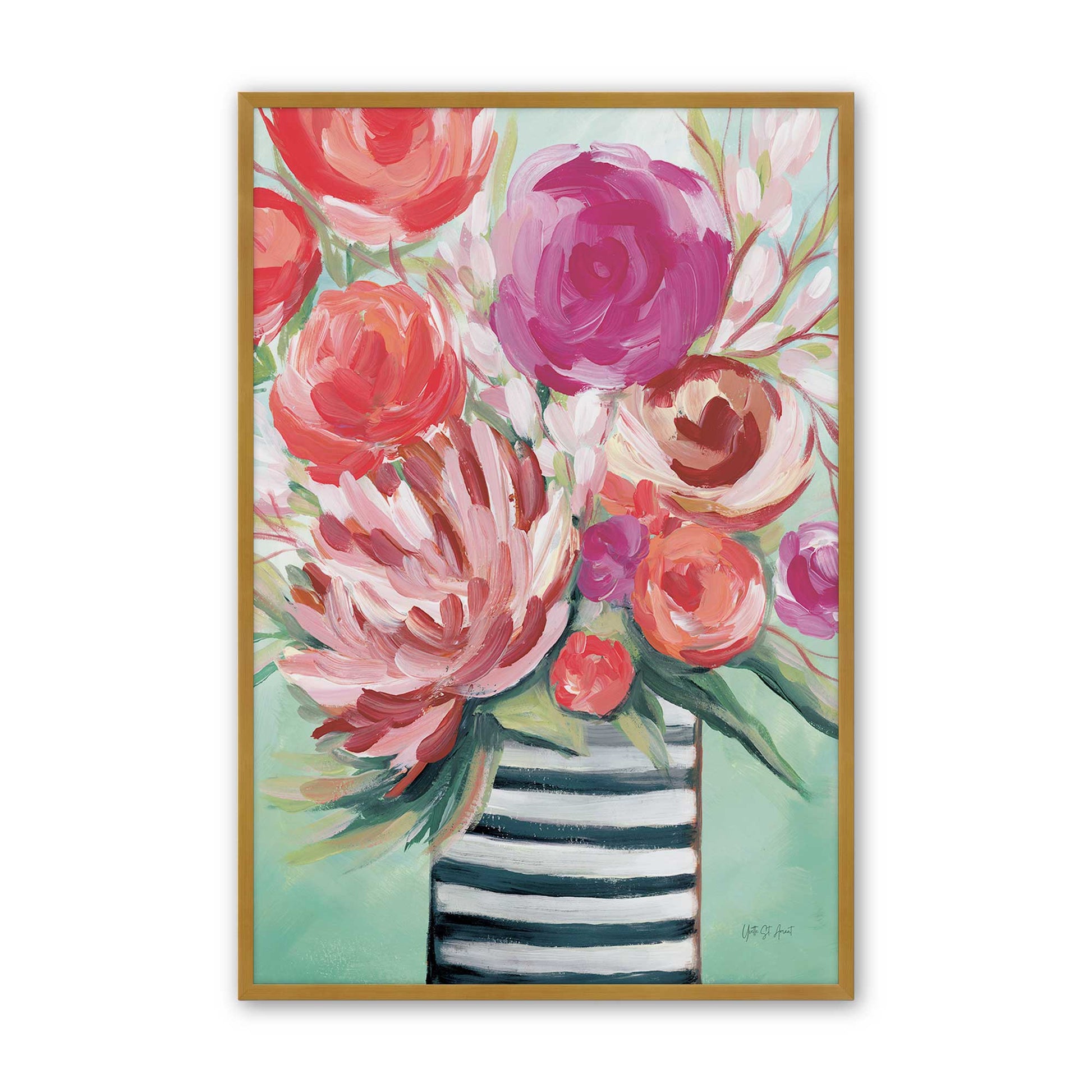 [Color:Polished Gold], Picture of art in a Polished Gold frame