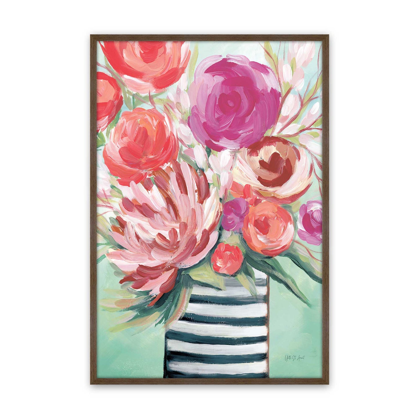 [Color:Walnut], Picture of art in a Walnut frame