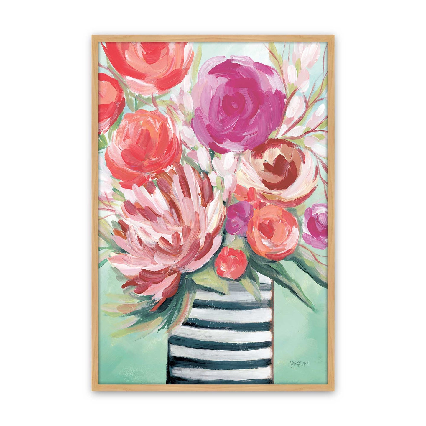 [Color:American Maple], Picture of art in a American Maple frame