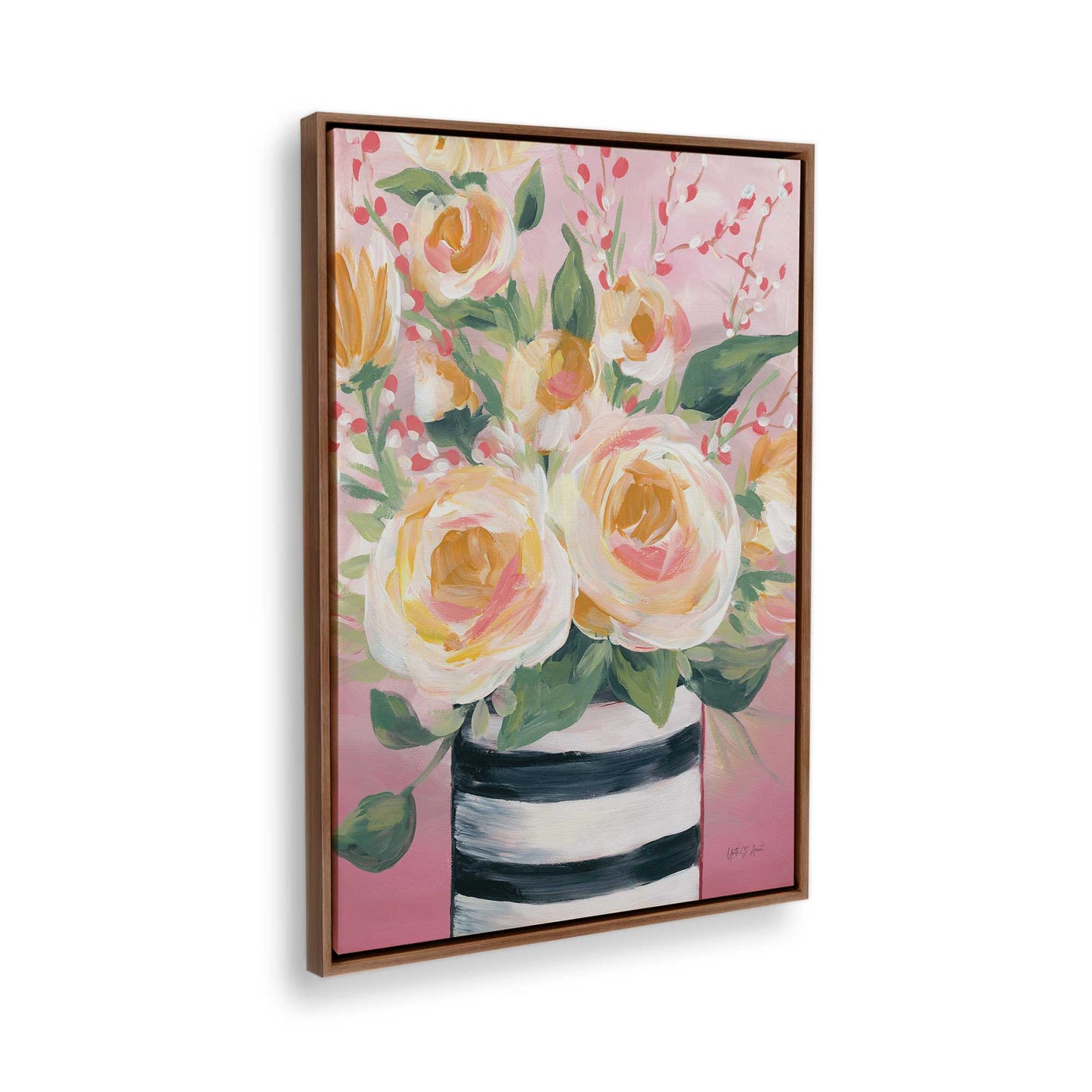 [Color:Walnut], Picture of the corner of the art