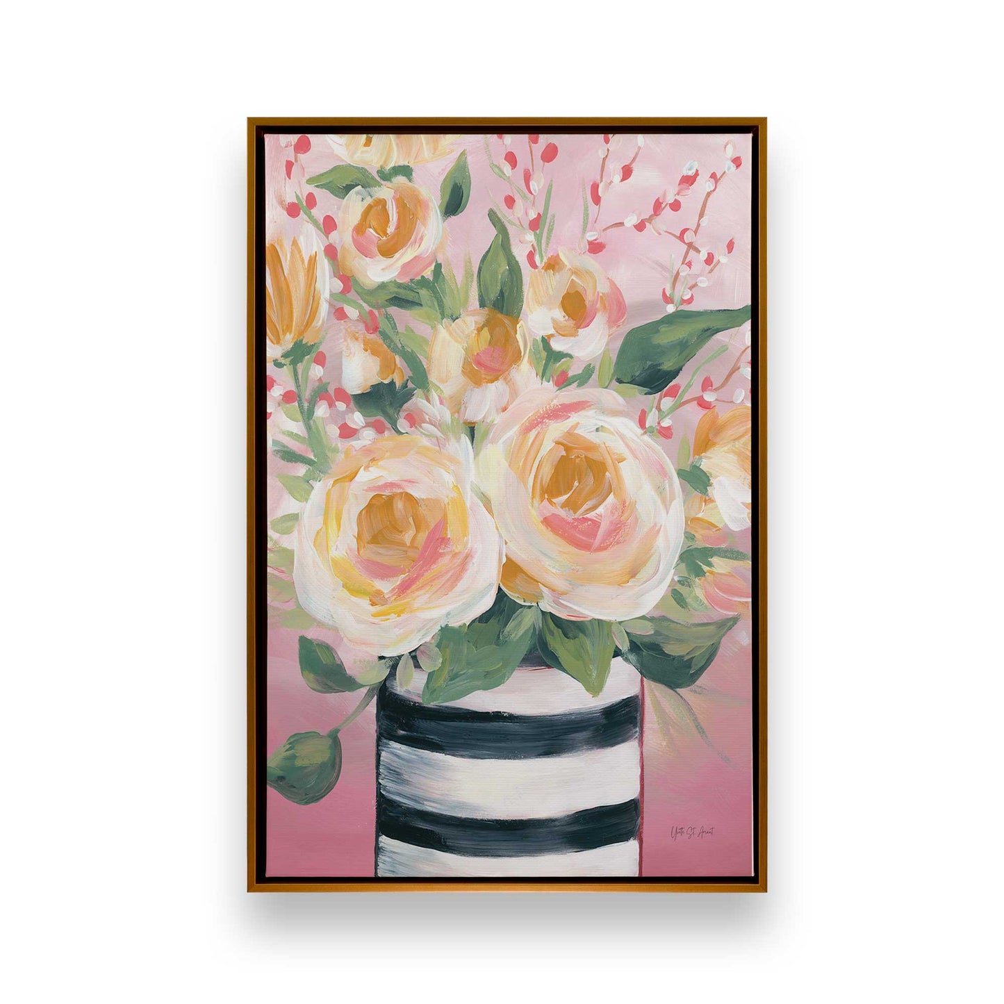 [Color:Polished Gold], Picture of art in a Polished Gold frame