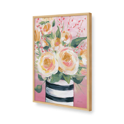 [Color:American Maple], Picture of art in a American Maple frame of the corner