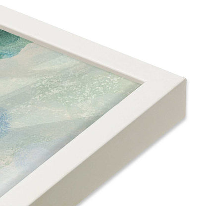 [Color:Opaque White], Picture of art in a Opaque White frame at an angle