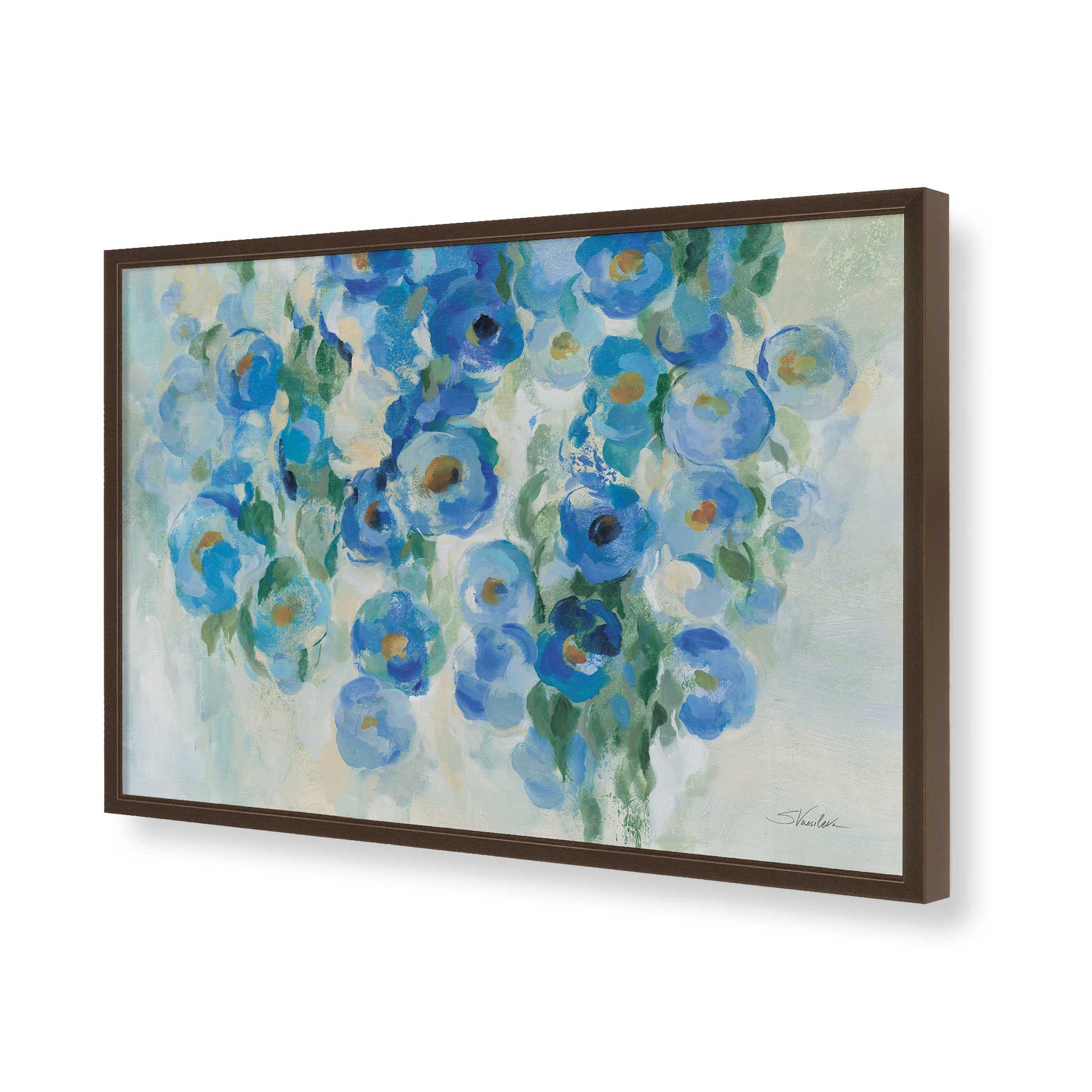 [Color:Belvinder Brown], Picture of art in a Belvinder Brown frame of the corner