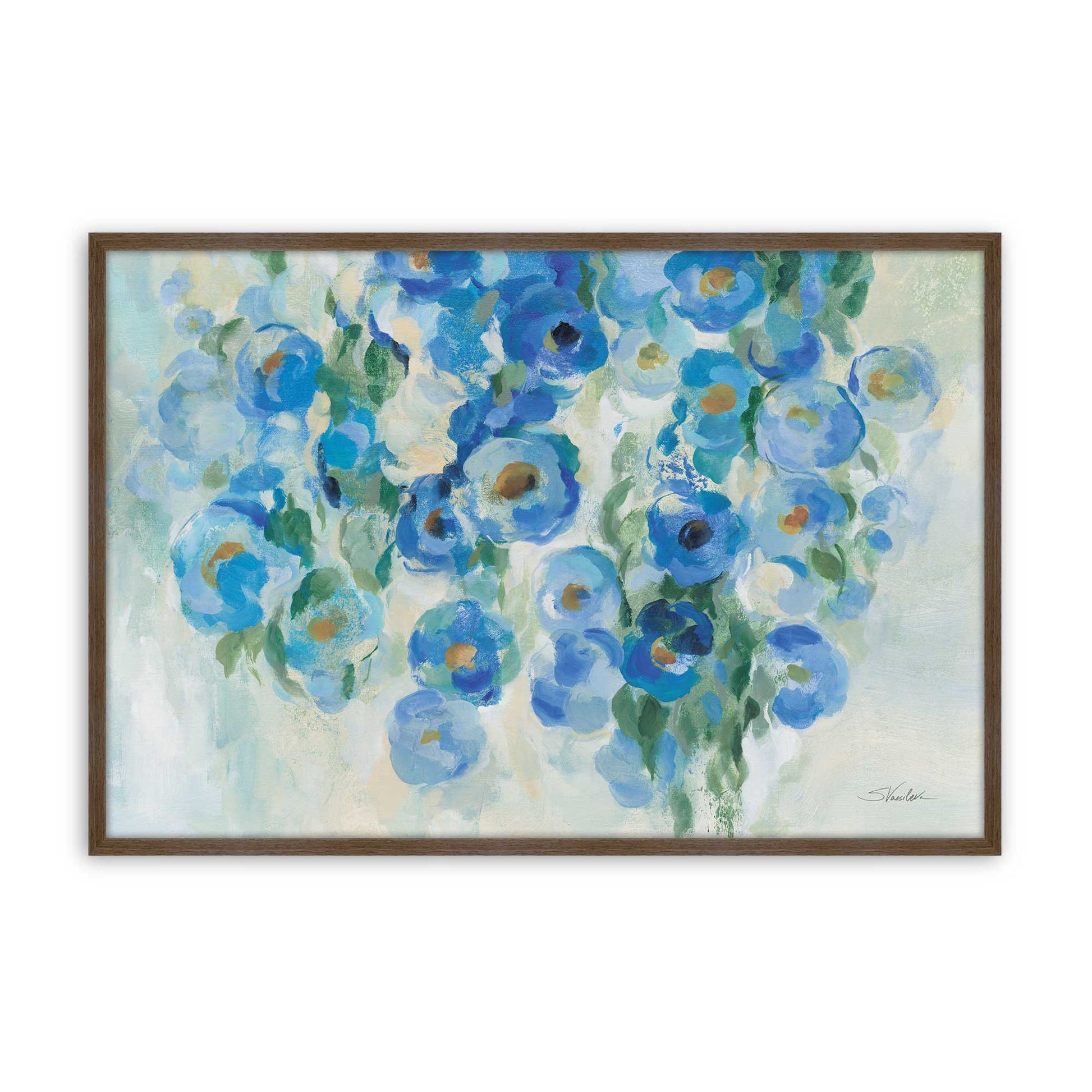 [Color:Walnut], Picture of art in a Walnut frame