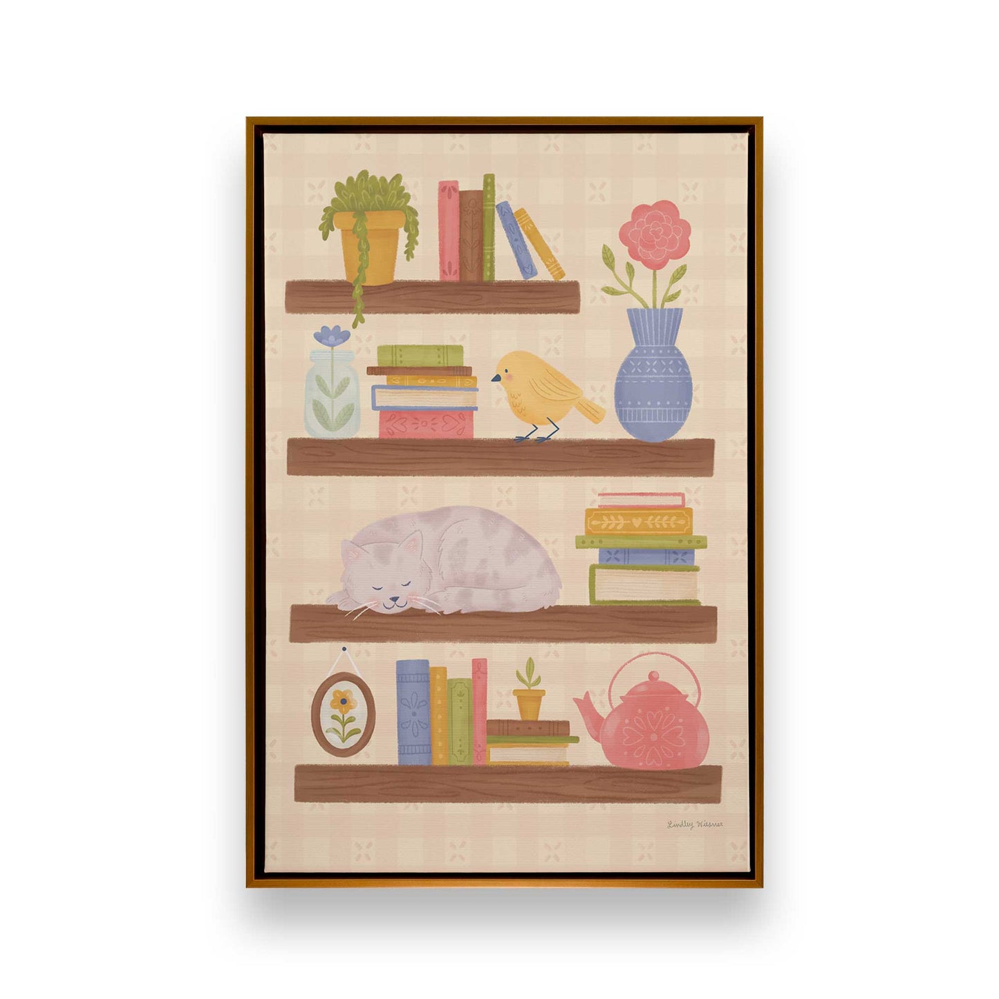 [Color:Polished Gold], Picture of art in a Polished Gold frame