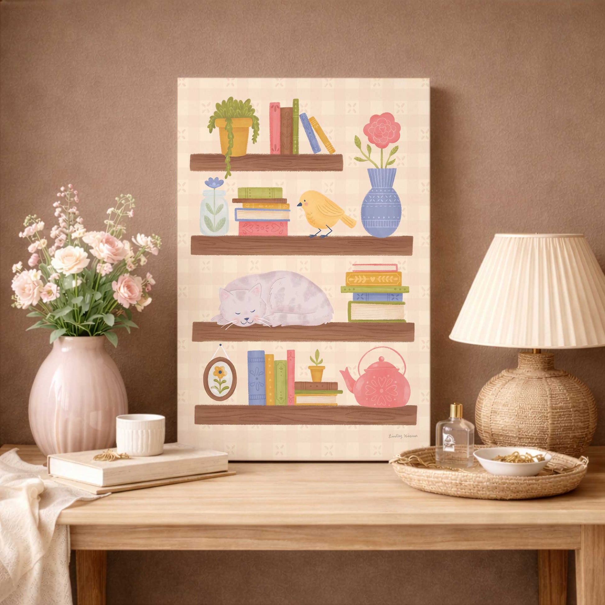Picture of art in a room