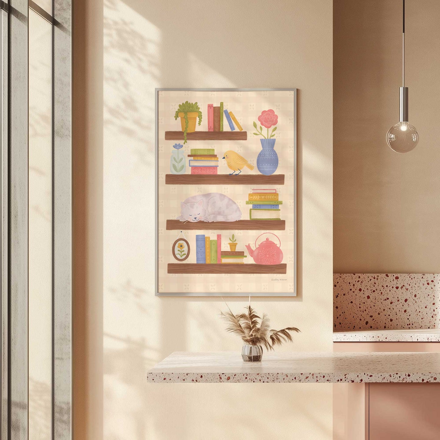 Picture of art in a room