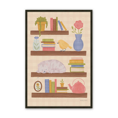 [Color:Satin Black], Picture of art in a Satin Black frame