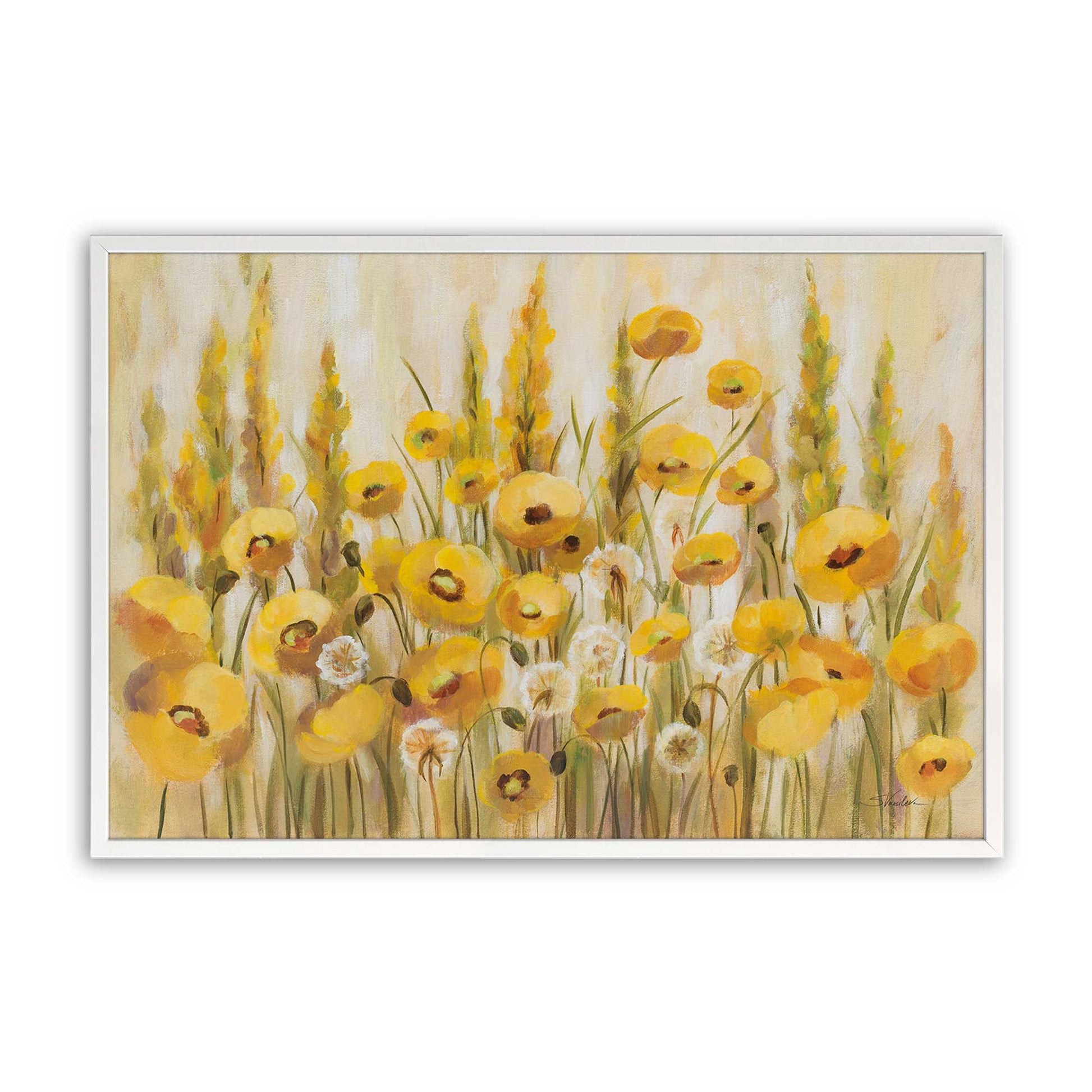[Color:Opaque White], Picture of art in a Opaque White frame