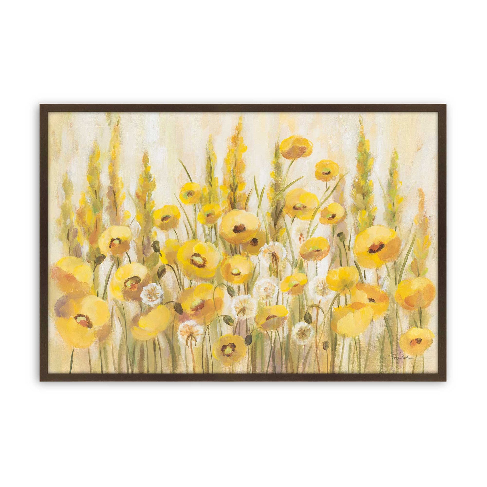 [Color:Brown], Picture of art in a Brown frame