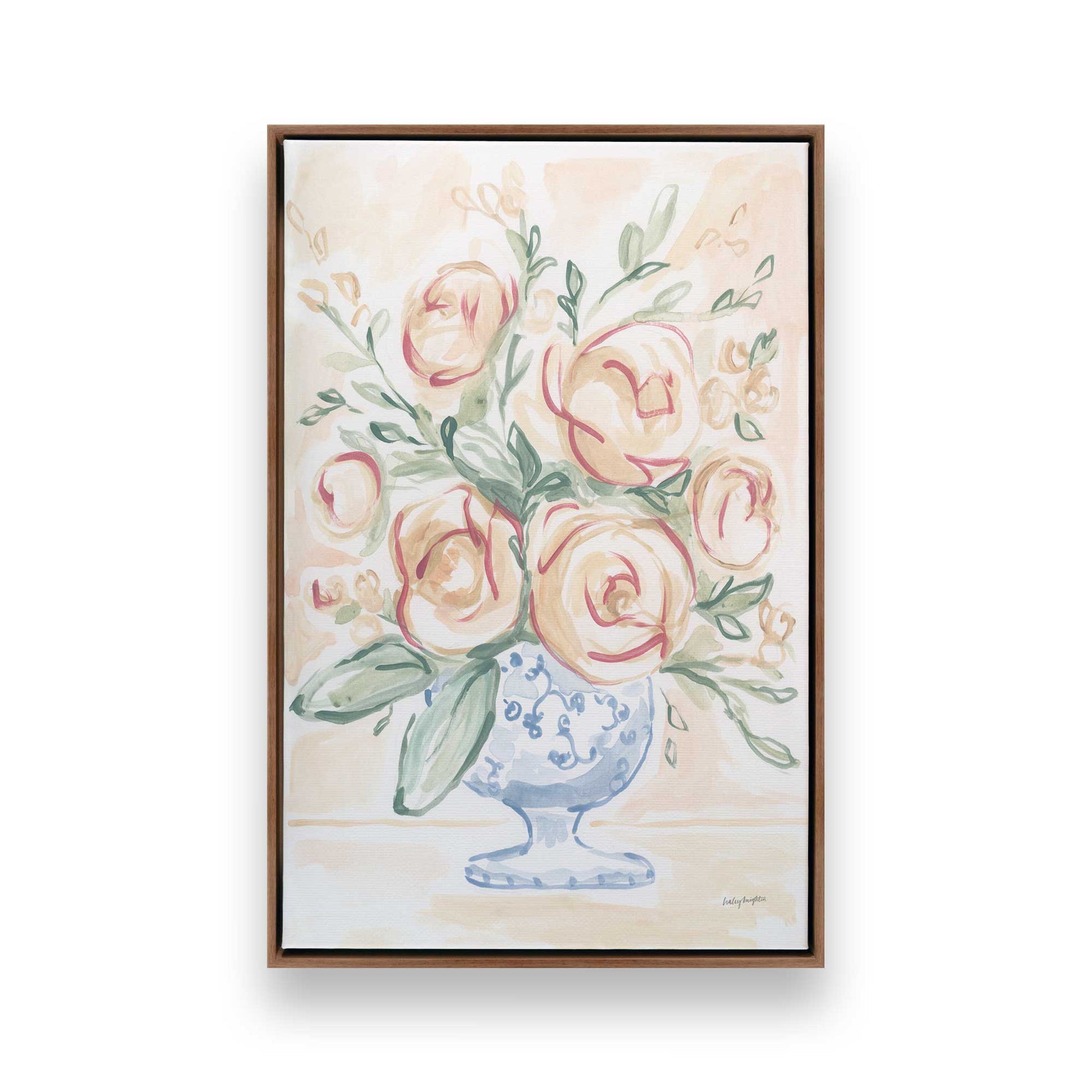 [Color:Walnut], Picture of art in a Walnut frame