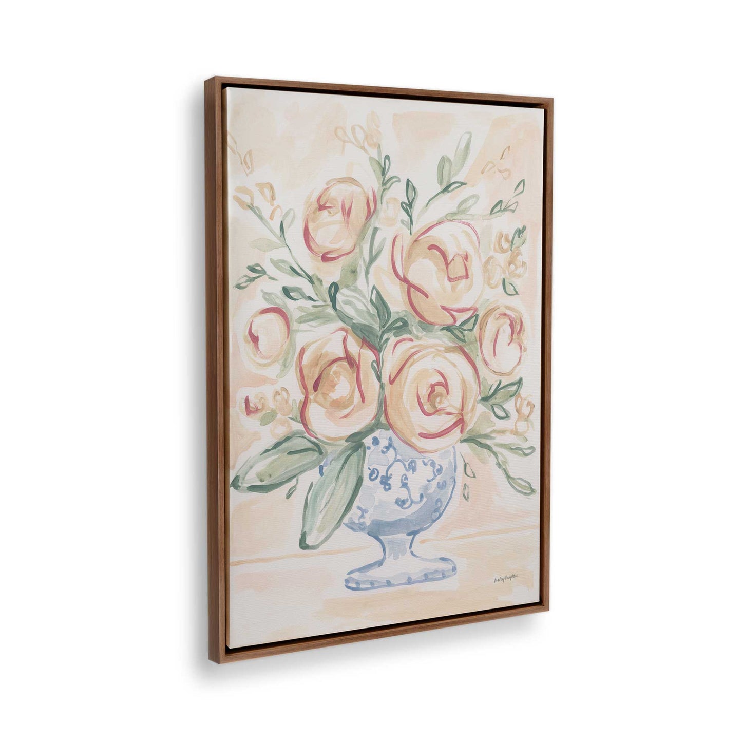 [Color:Walnut], Picture of the corner of the art