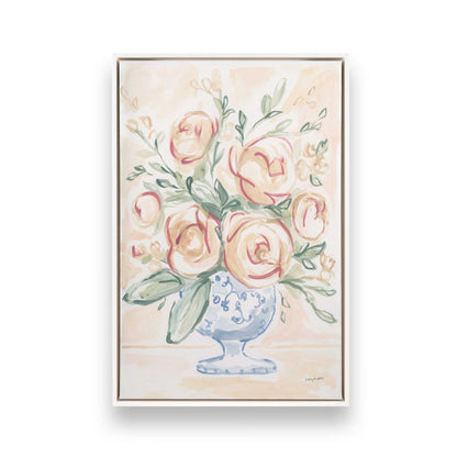 [Color:Opaque White], Picture of art in a White frame