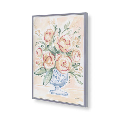 [Color:Polished Chrome], Picture of art in a Polished Chrome frame of the corner