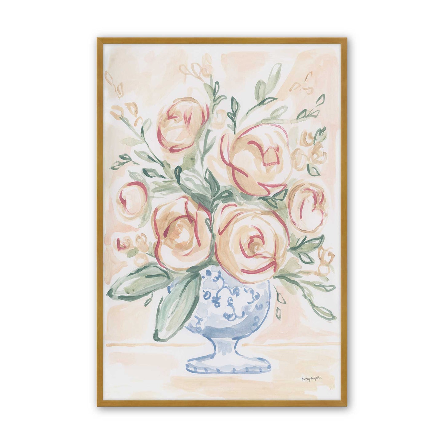 [Color:Polished Gold], Picture of art in a Polished Gold frame