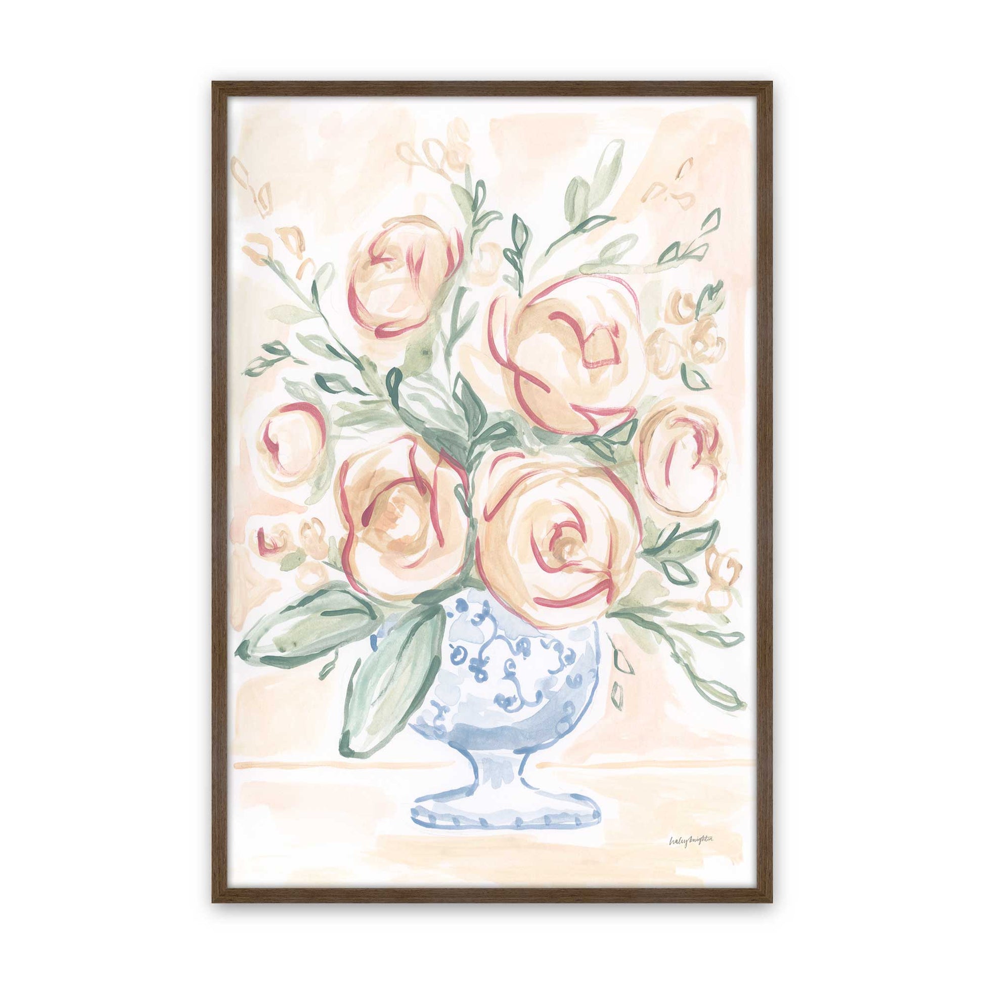 [Color:Walnut], Picture of art in a Walnut frame