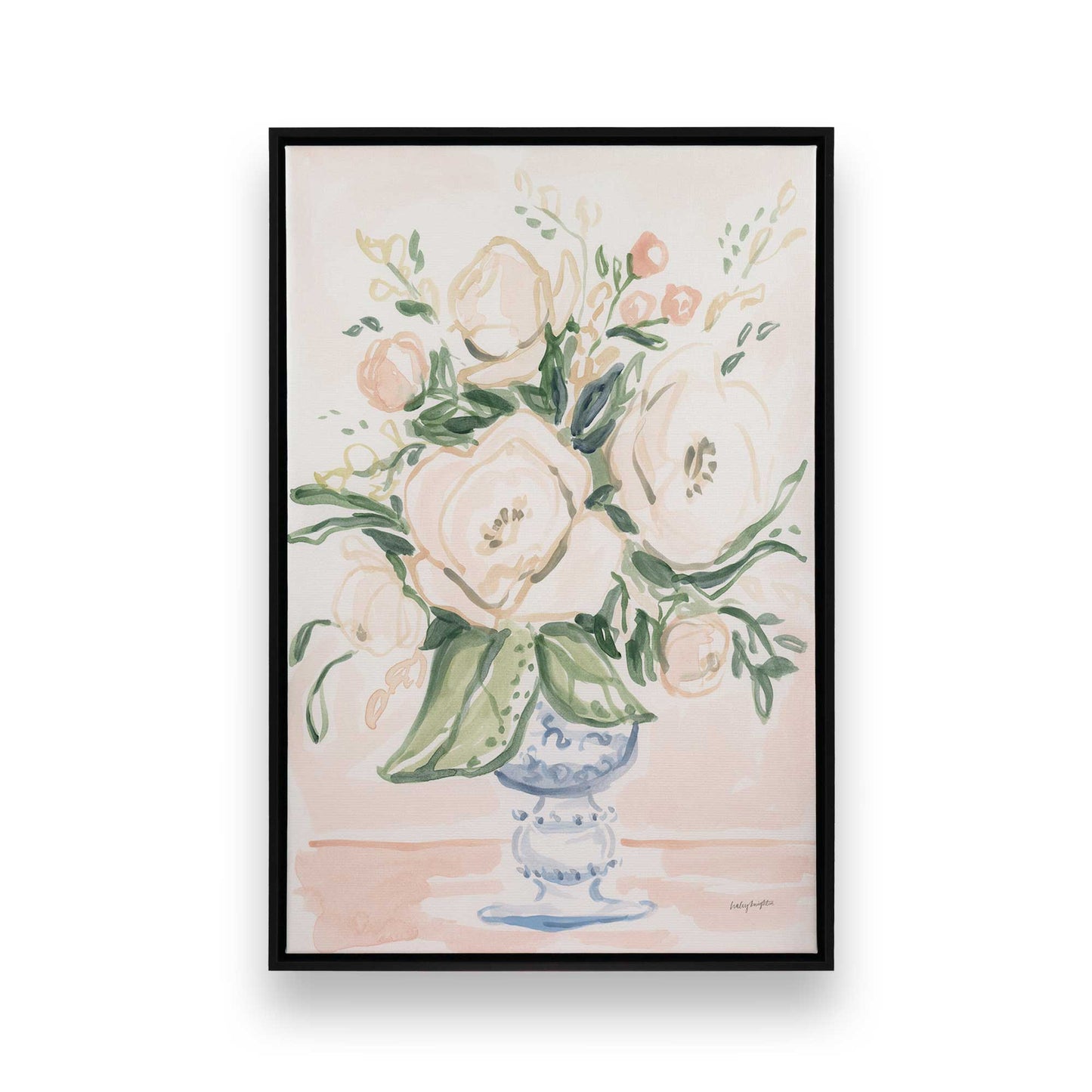 [Color:Satin Black], Picture of art in a Satin Black frame