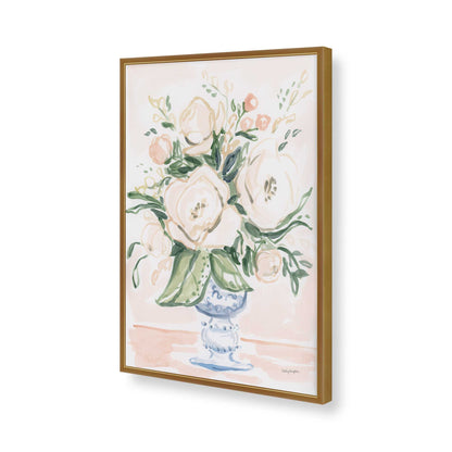 [Color:Polished Gold], Picture of art in a Polished Gold frame of the corner