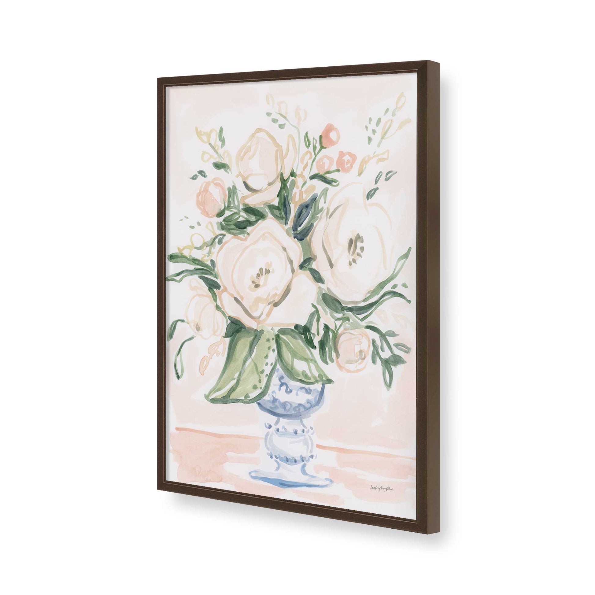 [Color:Belvinder Brown], Picture of art in a Belvinder Brown frame of the corner