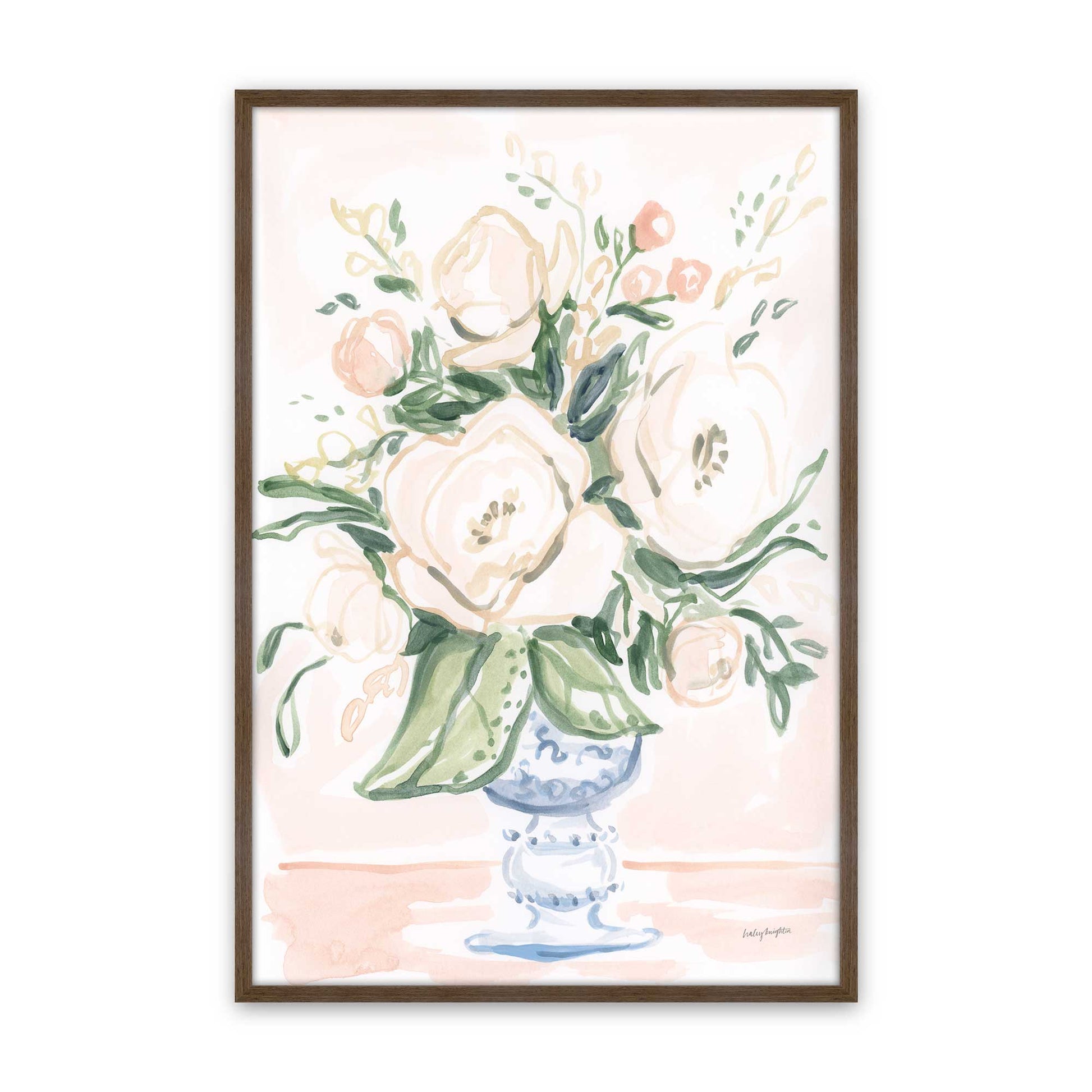 [Color:Walnut], Picture of art in a Walnut frame