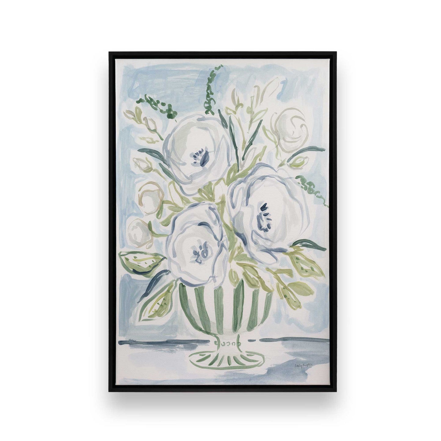 [Color:Satin Black], Picture of art in a Satin Black frame